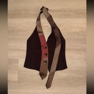 Zara tie halter top size xs